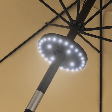 PURE GARDEN Patio Umbrella Light-Cordless 28 LED Lights with 3 Brightness Modes 50-LG1213